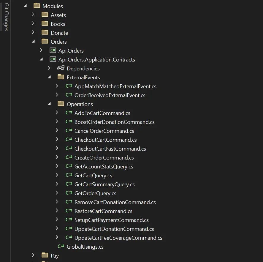 Module Monolith Project Structure